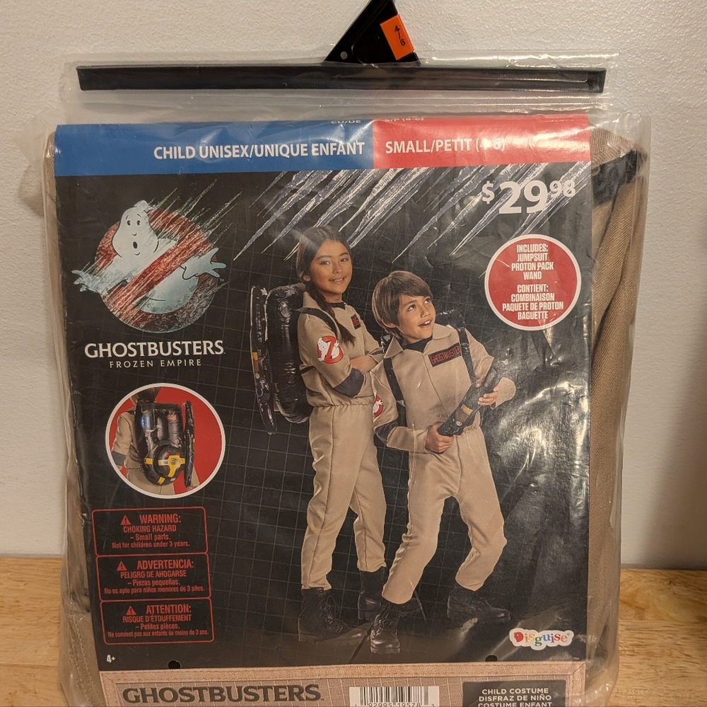 Rubie's Ghostbusters Beige and Black Costume